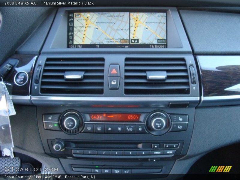 Titanium Silver Metallic / Black 2008 BMW X5 4.8i