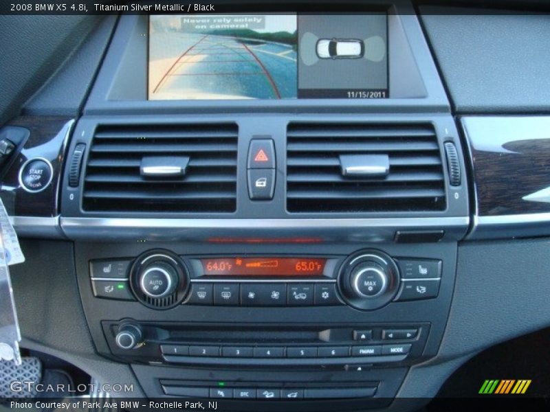Titanium Silver Metallic / Black 2008 BMW X5 4.8i