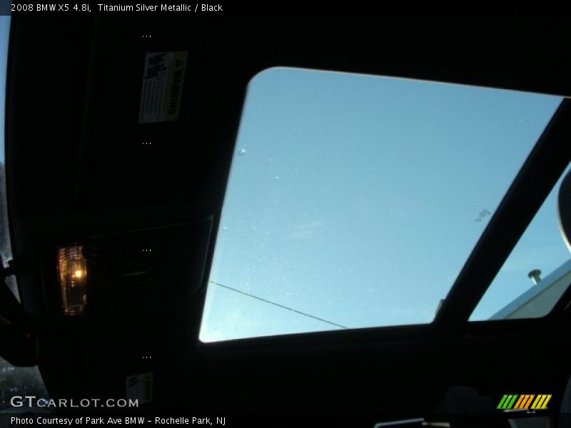 Titanium Silver Metallic / Black 2008 BMW X5 4.8i