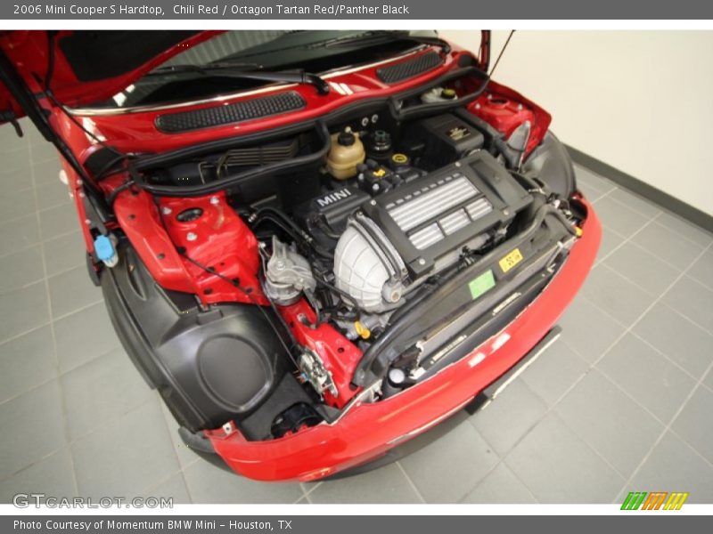 Chili Red / Octagon Tartan Red/Panther Black 2006 Mini Cooper S Hardtop
