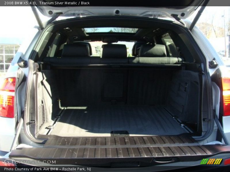 Titanium Silver Metallic / Black 2008 BMW X5 4.8i