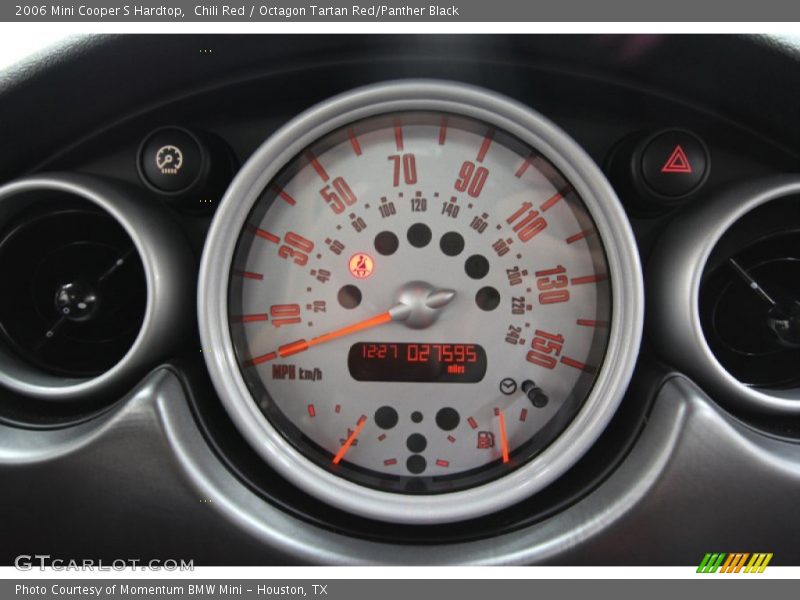 Chili Red / Octagon Tartan Red/Panther Black 2006 Mini Cooper S Hardtop