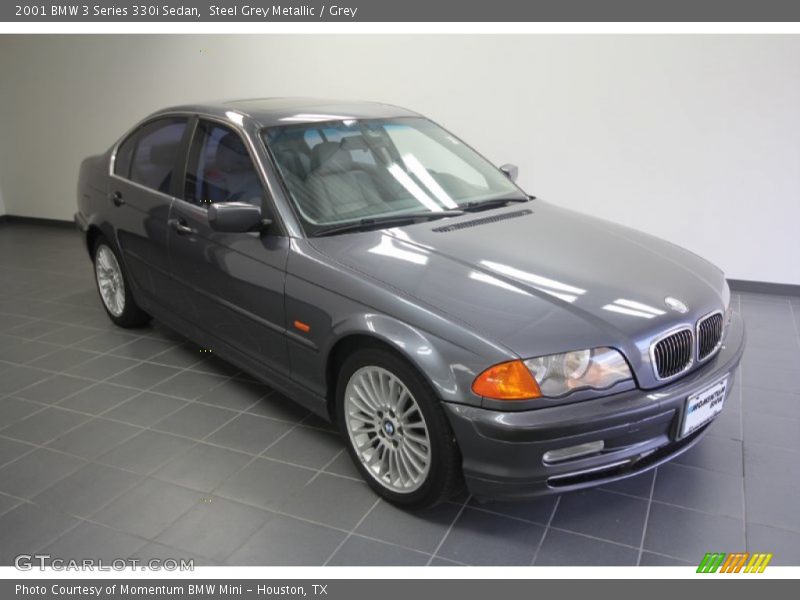 Steel Grey Metallic / Grey 2001 BMW 3 Series 330i Sedan
