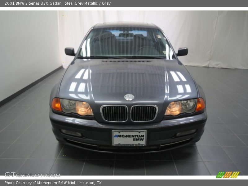 Steel Grey Metallic / Grey 2001 BMW 3 Series 330i Sedan