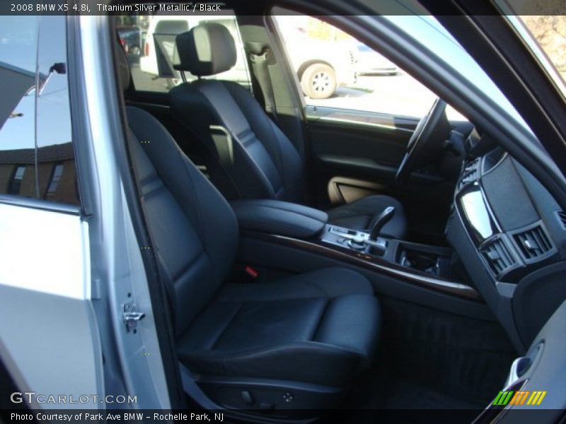 Titanium Silver Metallic / Black 2008 BMW X5 4.8i
