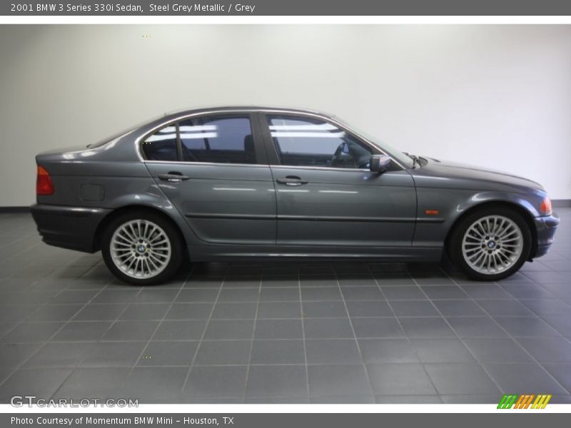 Steel Grey Metallic / Grey 2001 BMW 3 Series 330i Sedan