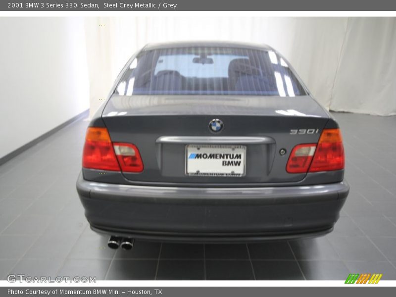 Steel Grey Metallic / Grey 2001 BMW 3 Series 330i Sedan