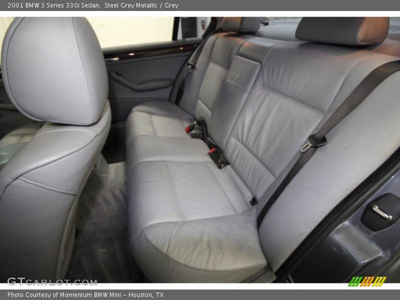Steel Grey Metallic / Grey 2001 BMW 3 Series 330i Sedan