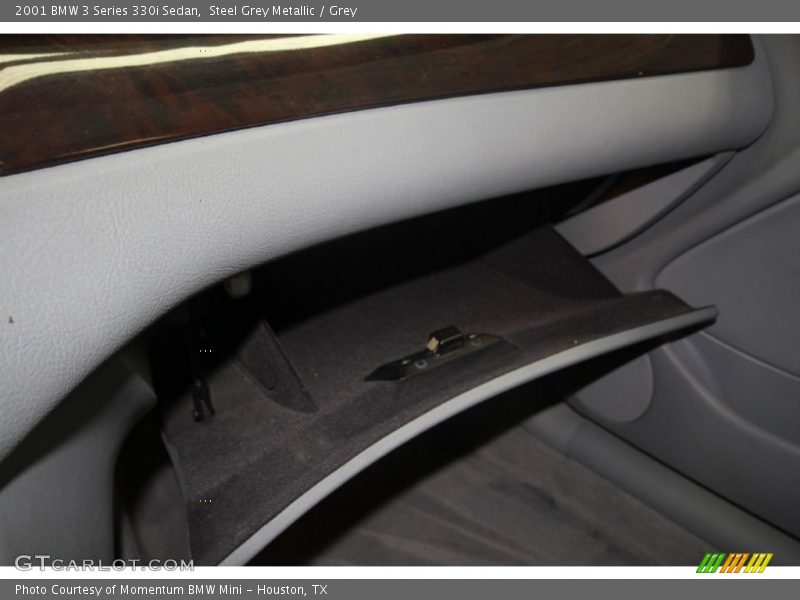 Steel Grey Metallic / Grey 2001 BMW 3 Series 330i Sedan