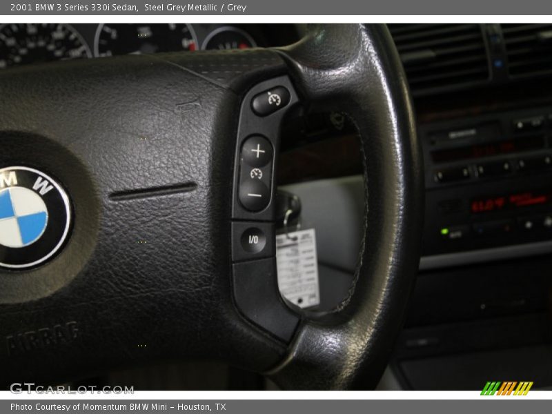 Steel Grey Metallic / Grey 2001 BMW 3 Series 330i Sedan