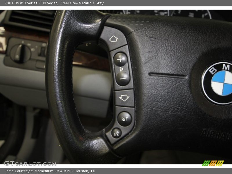 Steel Grey Metallic / Grey 2001 BMW 3 Series 330i Sedan