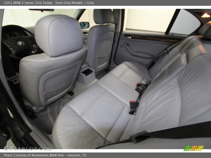 Steel Grey Metallic / Grey 2001 BMW 3 Series 330i Sedan