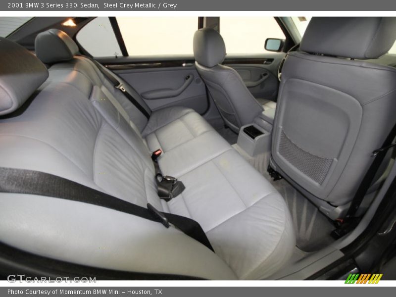 Steel Grey Metallic / Grey 2001 BMW 3 Series 330i Sedan