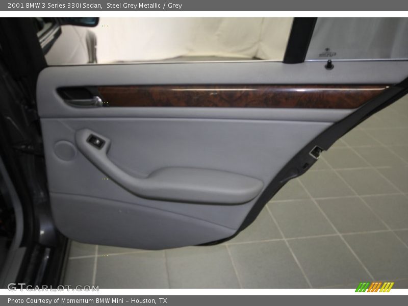 Steel Grey Metallic / Grey 2001 BMW 3 Series 330i Sedan