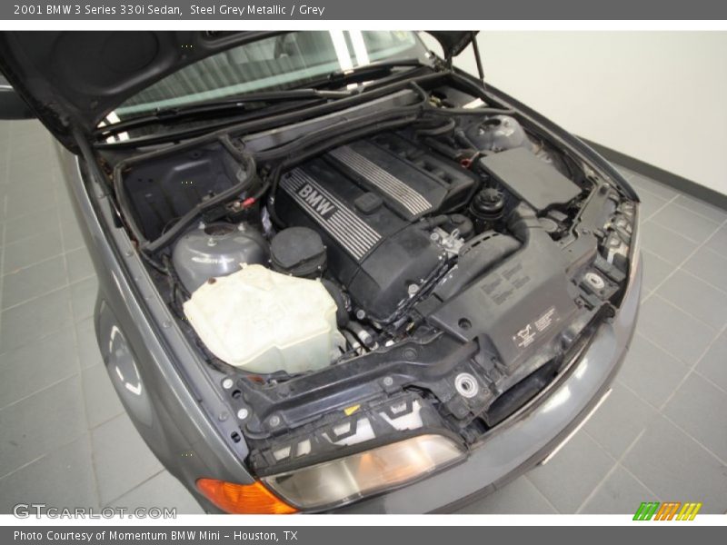 Steel Grey Metallic / Grey 2001 BMW 3 Series 330i Sedan