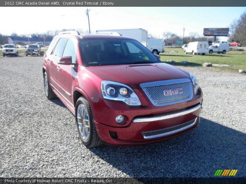 Crystal Red Tintcoat / Ebony 2012 GMC Acadia Denali AWD