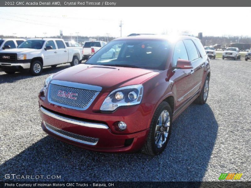 Crystal Red Tintcoat / Ebony 2012 GMC Acadia Denali AWD