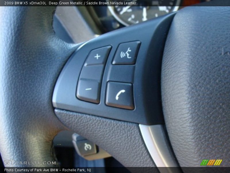 Deep Green Metallic / Saddle Brown Nevada Leather 2009 BMW X5 xDrive30i