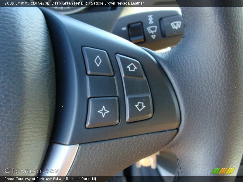Deep Green Metallic / Saddle Brown Nevada Leather 2009 BMW X5 xDrive30i