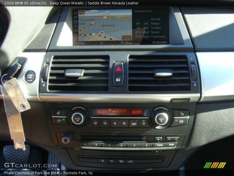 Deep Green Metallic / Saddle Brown Nevada Leather 2009 BMW X5 xDrive30i