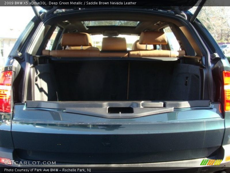 Deep Green Metallic / Saddle Brown Nevada Leather 2009 BMW X5 xDrive30i