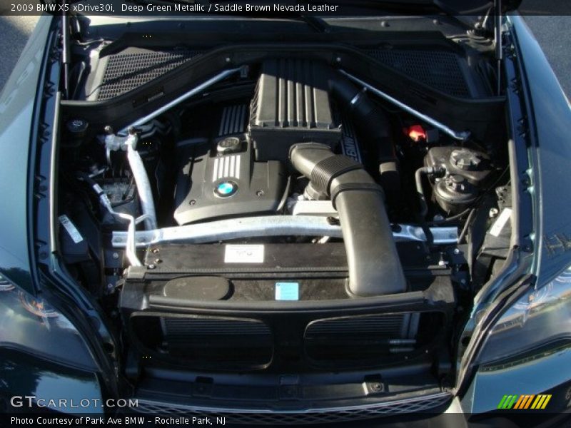 Deep Green Metallic / Saddle Brown Nevada Leather 2009 BMW X5 xDrive30i