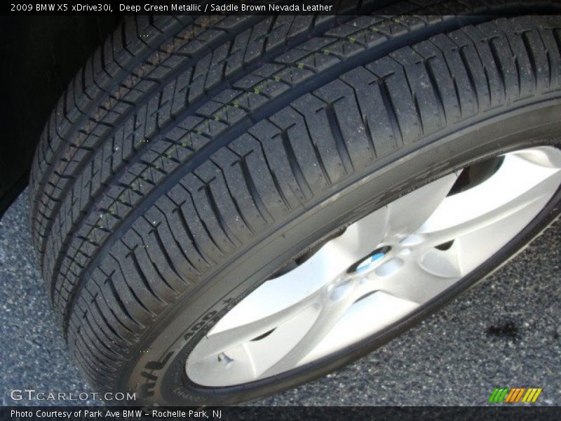 Deep Green Metallic / Saddle Brown Nevada Leather 2009 BMW X5 xDrive30i