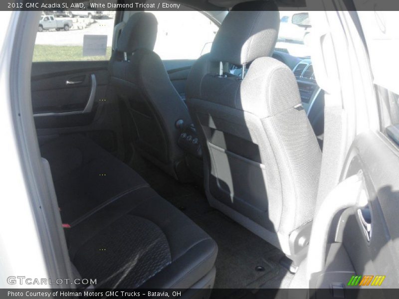 White Diamond Tricoat / Ebony 2012 GMC Acadia SL AWD