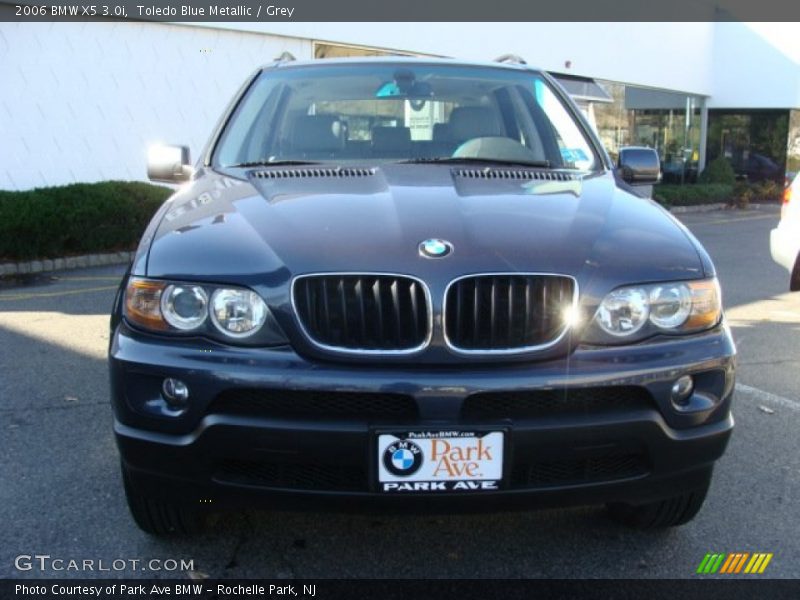 Toledo Blue Metallic / Grey 2006 BMW X5 3.0i