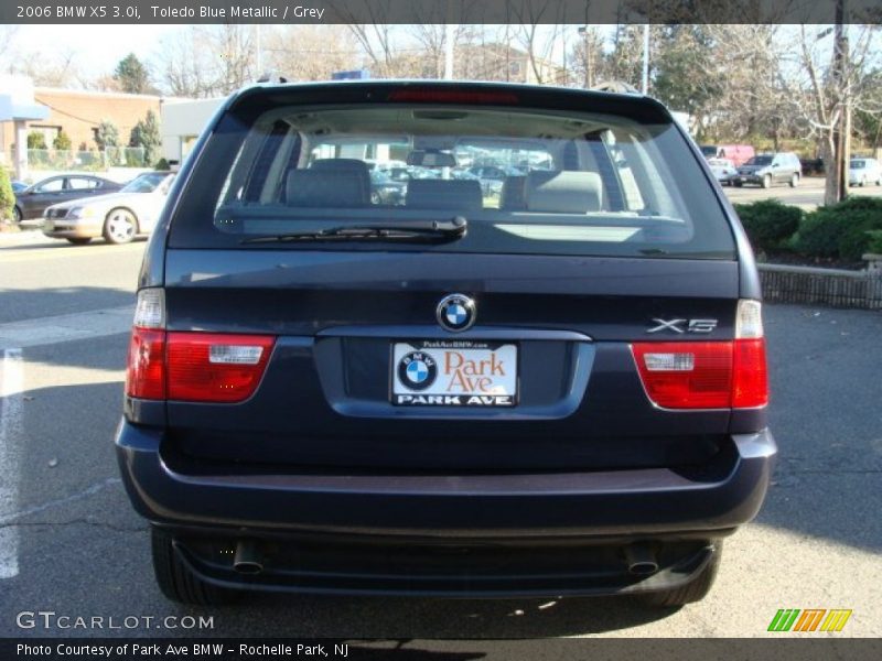 Toledo Blue Metallic / Grey 2006 BMW X5 3.0i