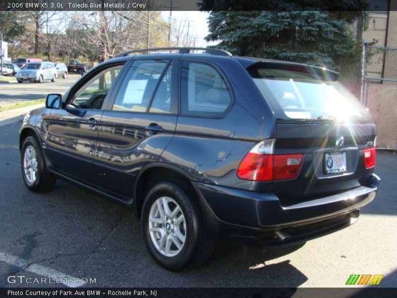 Toledo Blue Metallic / Grey 2006 BMW X5 3.0i