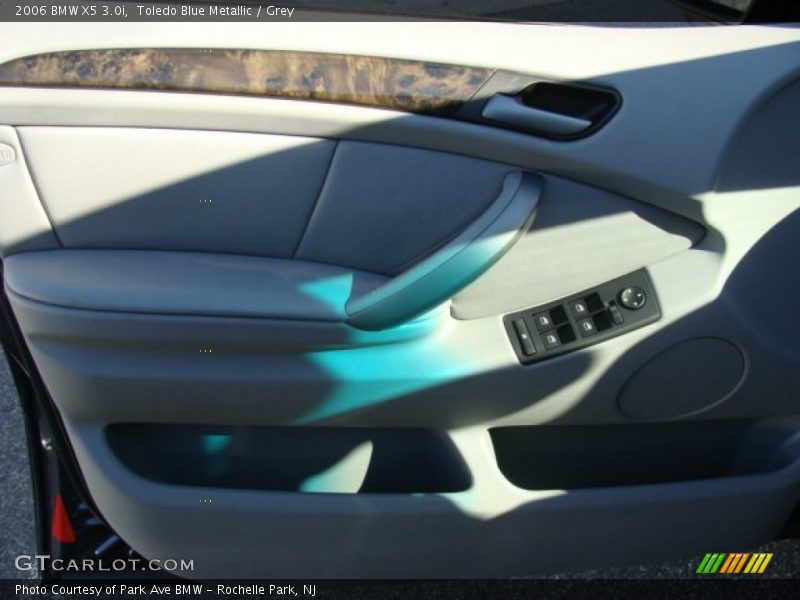 Toledo Blue Metallic / Grey 2006 BMW X5 3.0i
