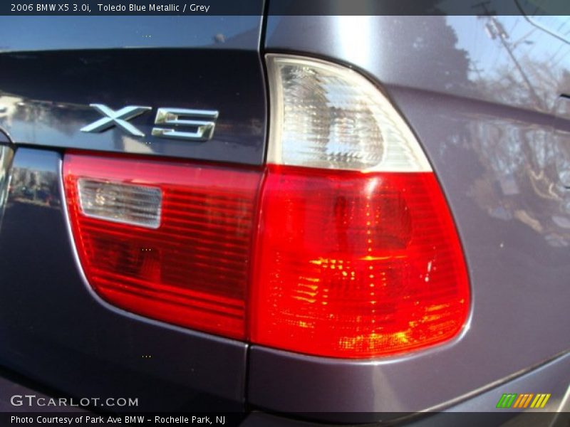 Toledo Blue Metallic / Grey 2006 BMW X5 3.0i