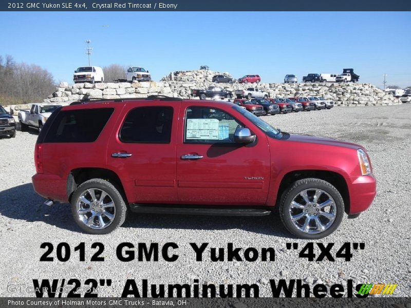 Crystal Red Tintcoat / Ebony 2012 GMC Yukon SLE 4x4