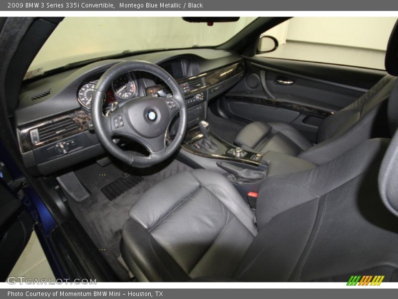 Montego Blue Metallic / Black 2009 BMW 3 Series 335i Convertible