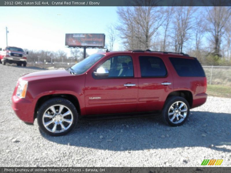 Crystal Red Tintcoat / Ebony 2012 GMC Yukon SLE 4x4