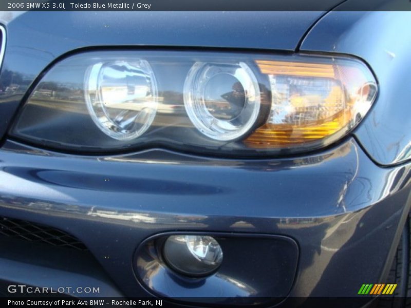 Toledo Blue Metallic / Grey 2006 BMW X5 3.0i