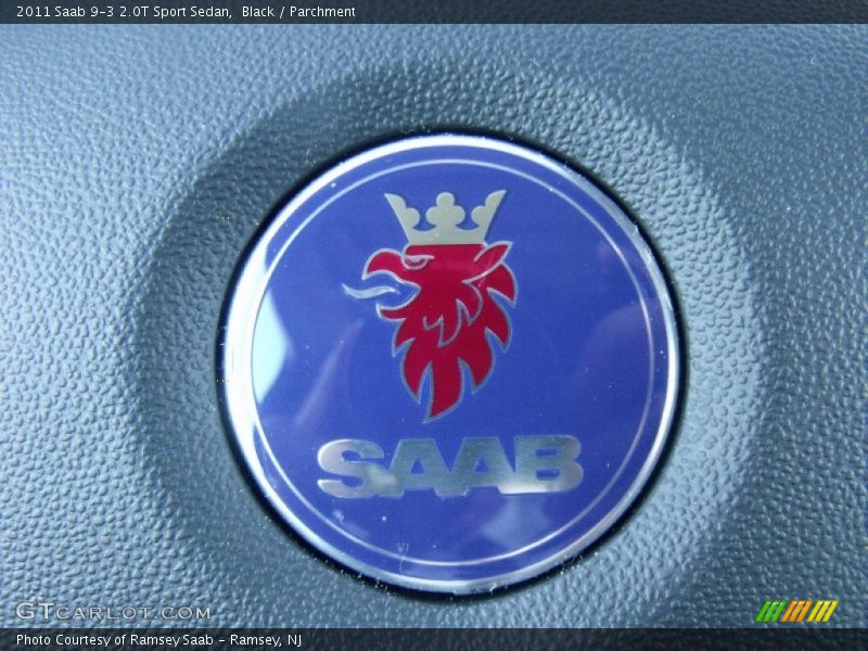 Black / Parchment 2011 Saab 9-3 2.0T Sport Sedan