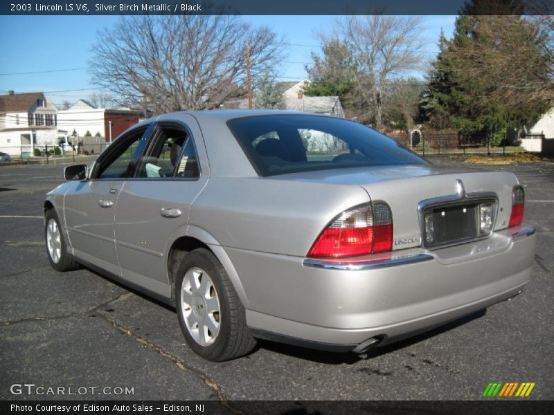 Silver Birch Metallic / Black 2003 Lincoln LS V6