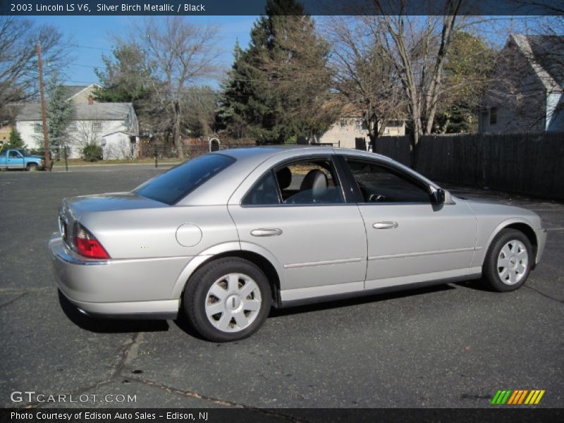 Silver Birch Metallic / Black 2003 Lincoln LS V6