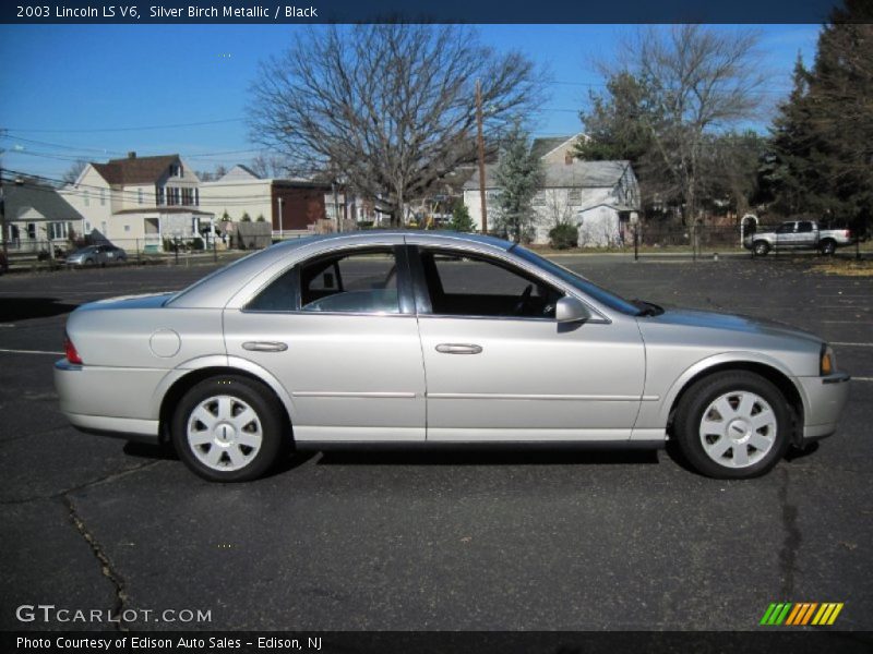 Silver Birch Metallic / Black 2003 Lincoln LS V6