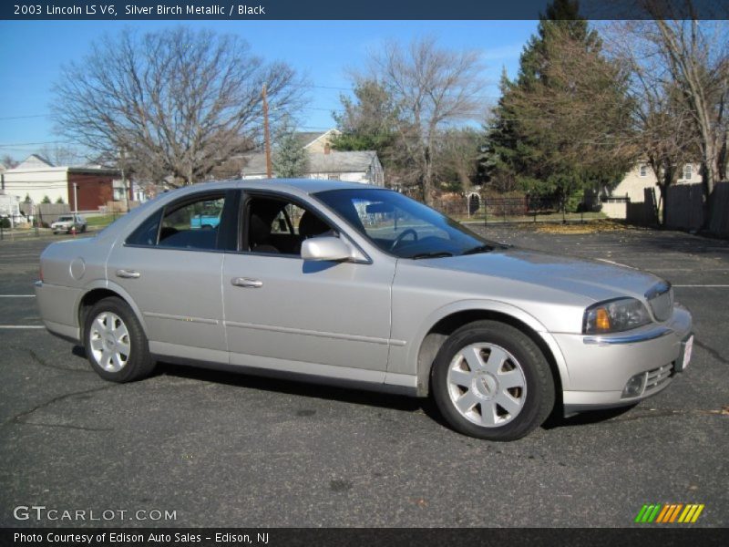 Silver Birch Metallic / Black 2003 Lincoln LS V6