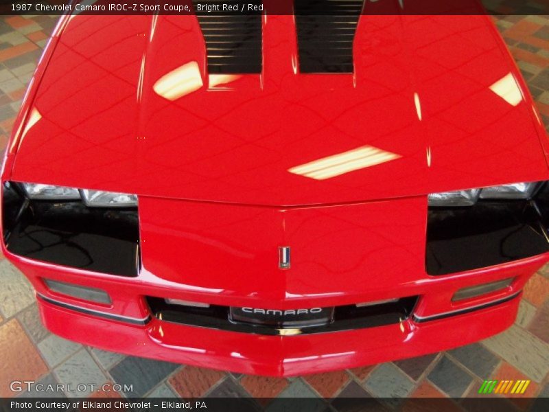 Bright Red / Red 1987 Chevrolet Camaro IROC-Z Sport Coupe