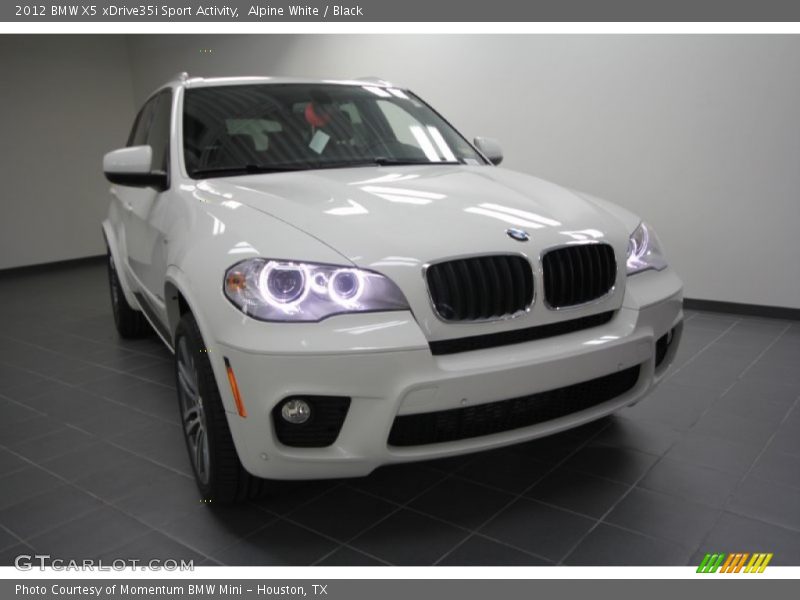 Alpine White / Black 2012 BMW X5 xDrive35i Sport Activity