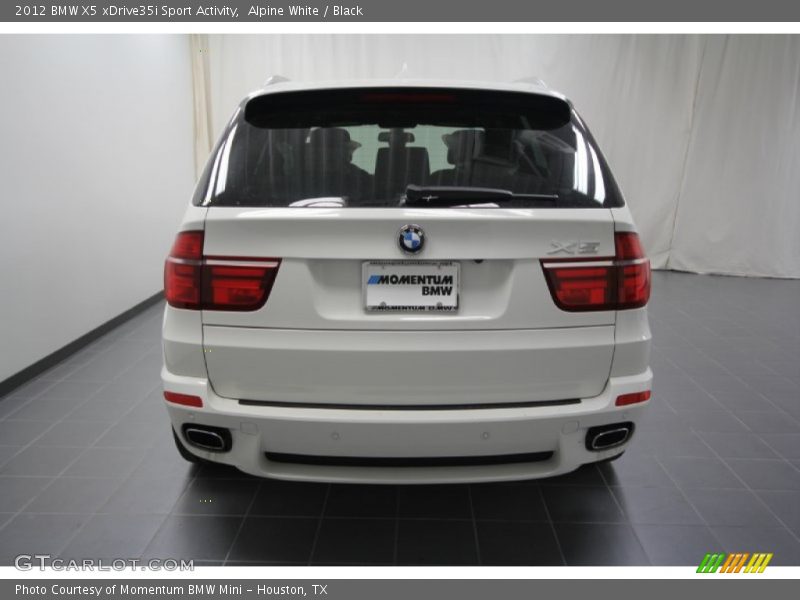 Alpine White / Black 2012 BMW X5 xDrive35i Sport Activity