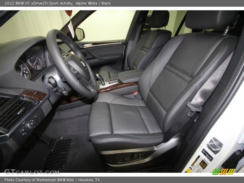 Alpine White / Black 2012 BMW X5 xDrive35i Sport Activity
