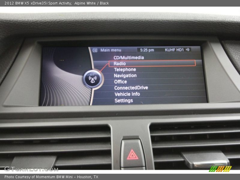 Alpine White / Black 2012 BMW X5 xDrive35i Sport Activity