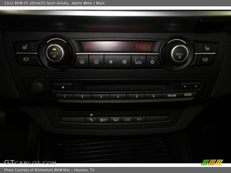 Alpine White / Black 2012 BMW X5 xDrive35i Sport Activity