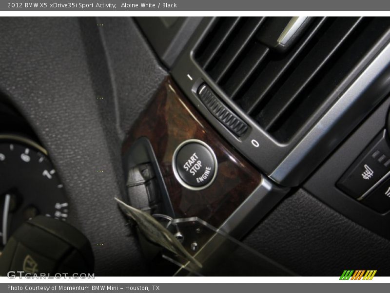 Alpine White / Black 2012 BMW X5 xDrive35i Sport Activity