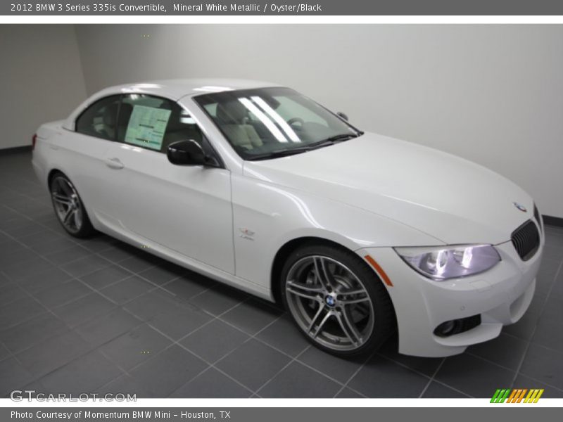 Mineral White Metallic / Oyster/Black 2012 BMW 3 Series 335is Convertible